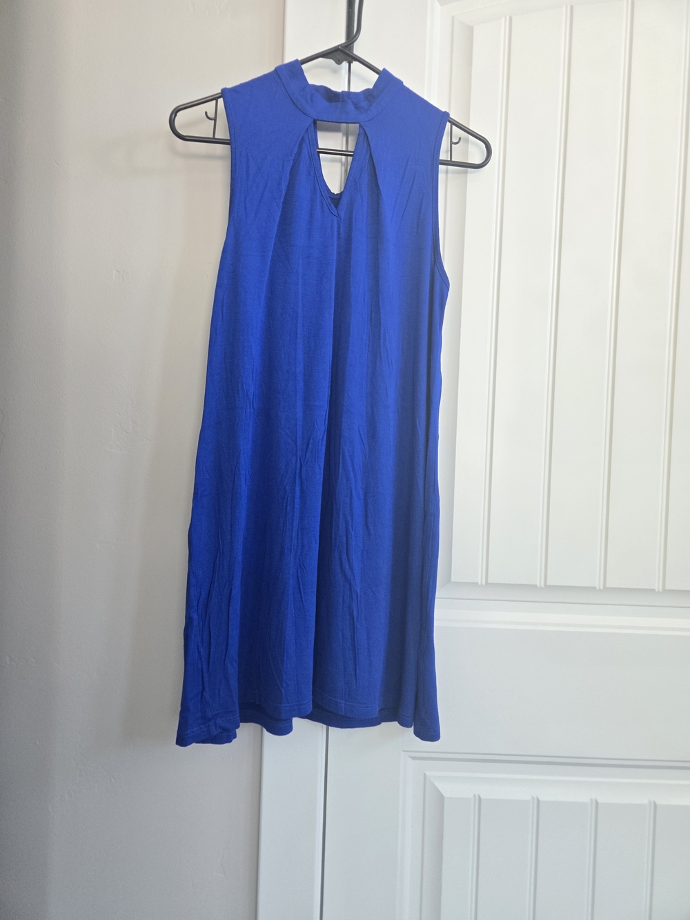 Como Vintage Royal Blue Sleeveless Midi Dress
